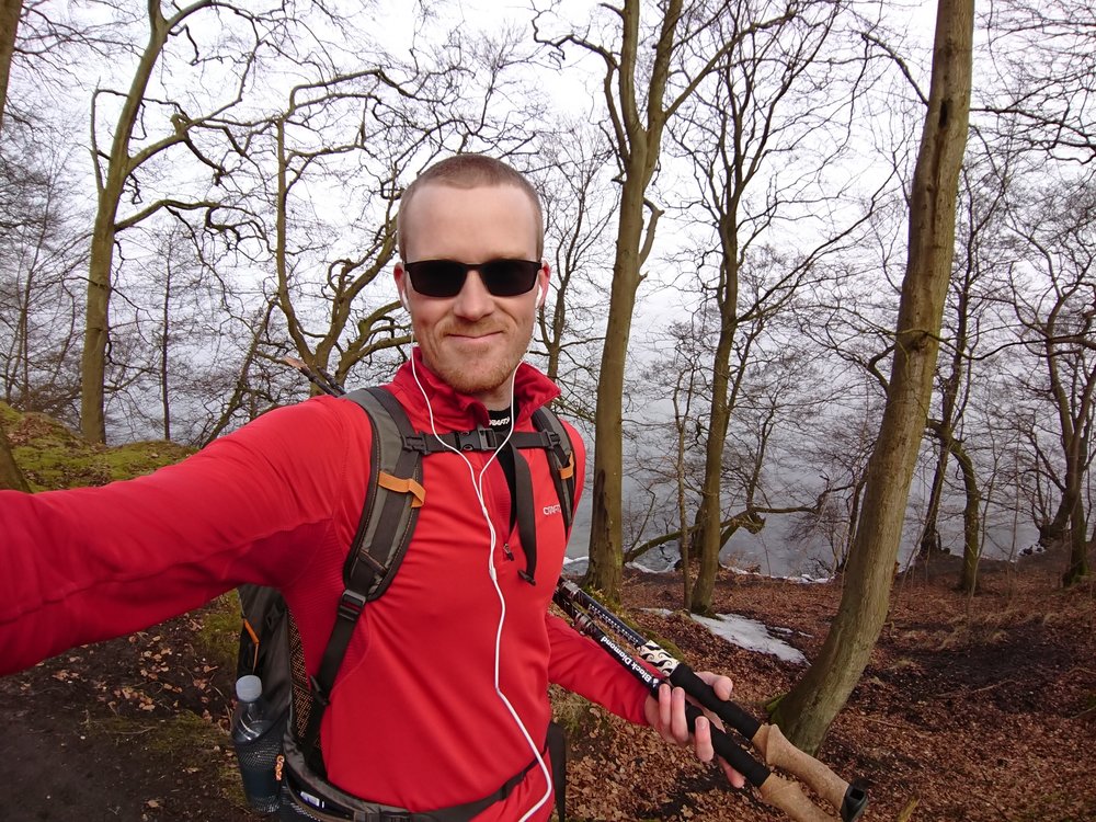 Good hiking conditions on my final training hike in Denmark