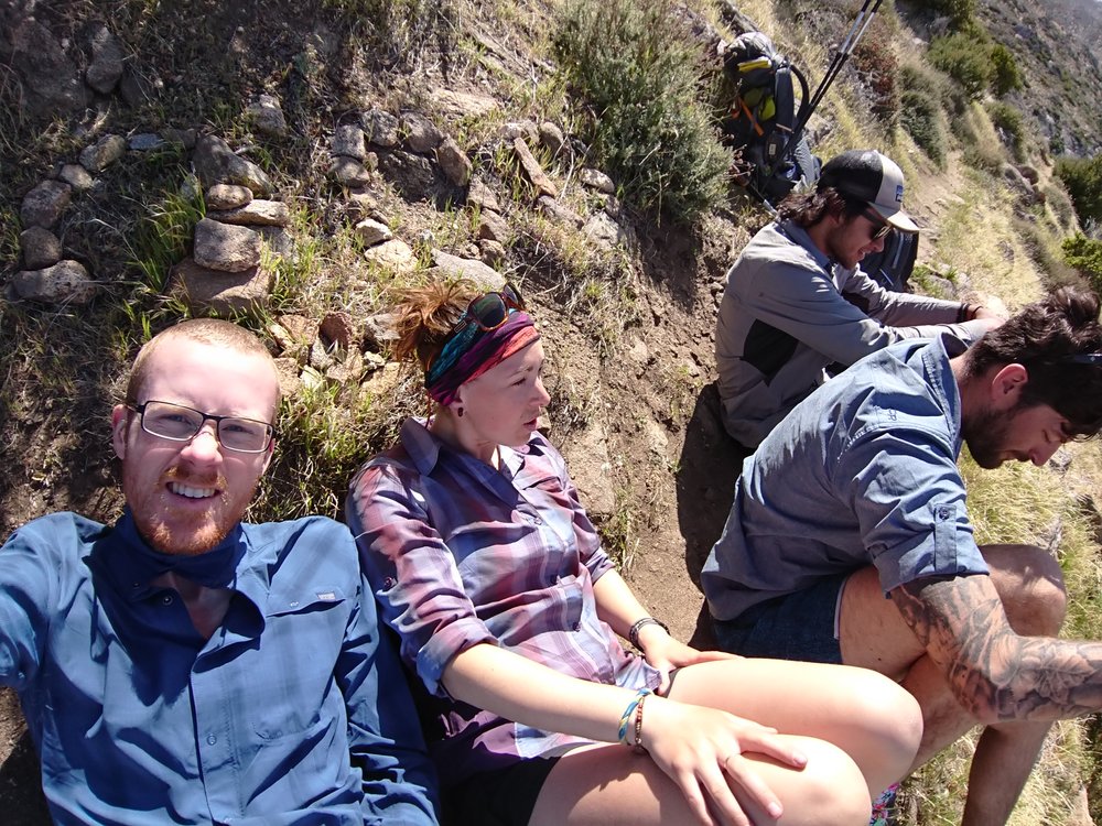 At the 200 miles marker.