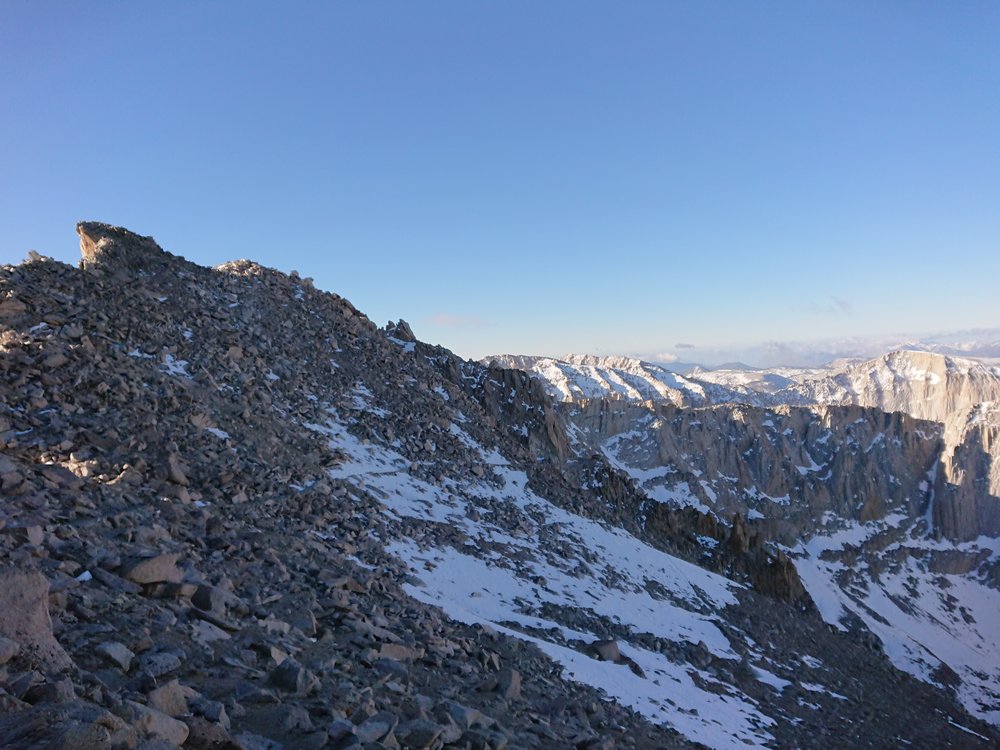 View of some of the trail to the summit