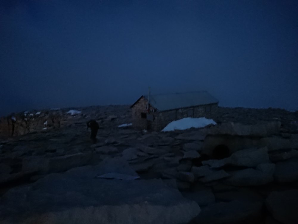 The quite useless shelter in the dark