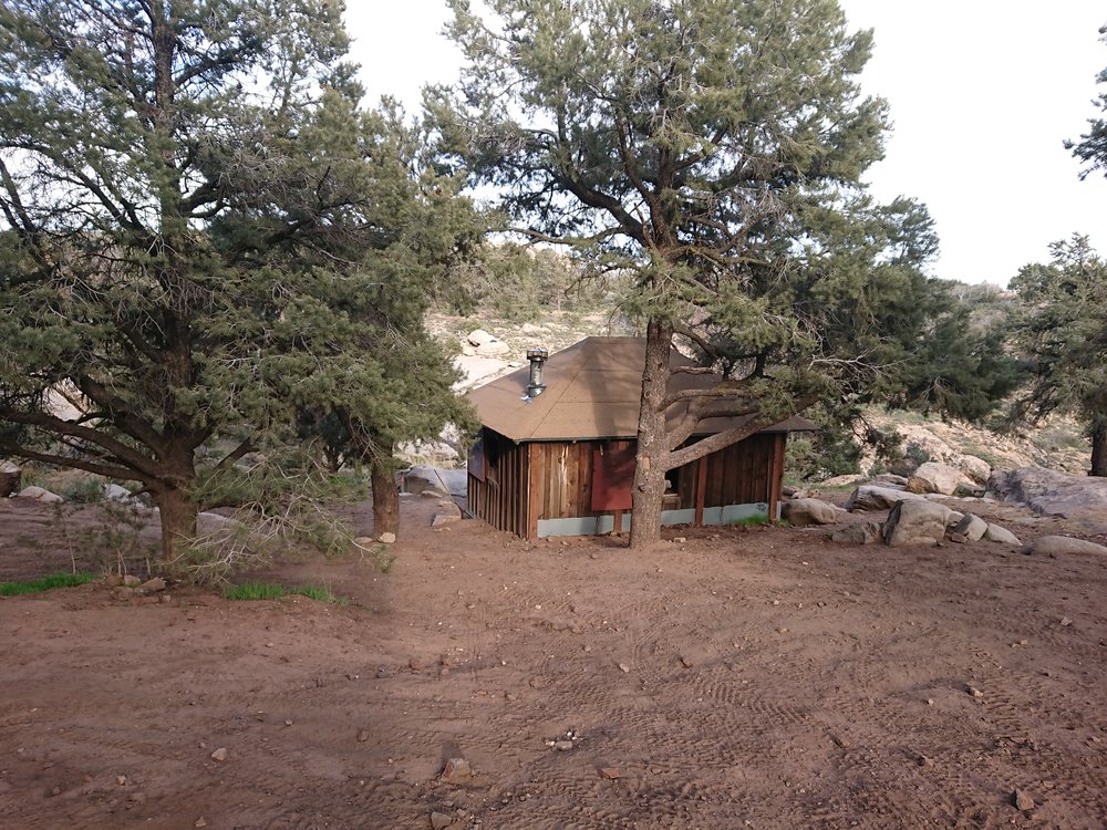 McIvers cabin where I stayed the night