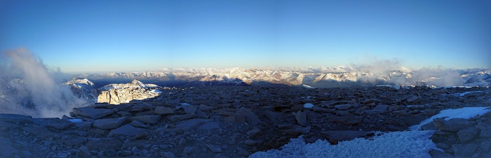 Panorama from the summit