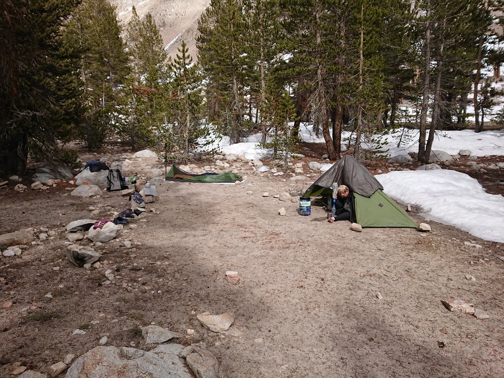 Our camp after our Mt Whitney summit