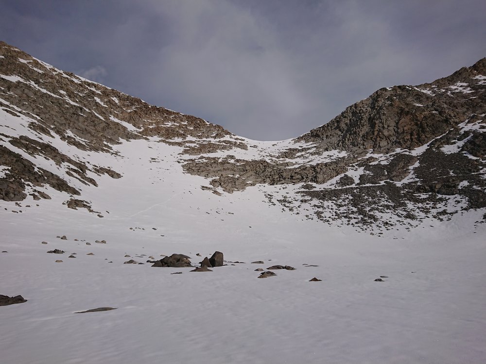  The impressive Southern face of Mather Pass 