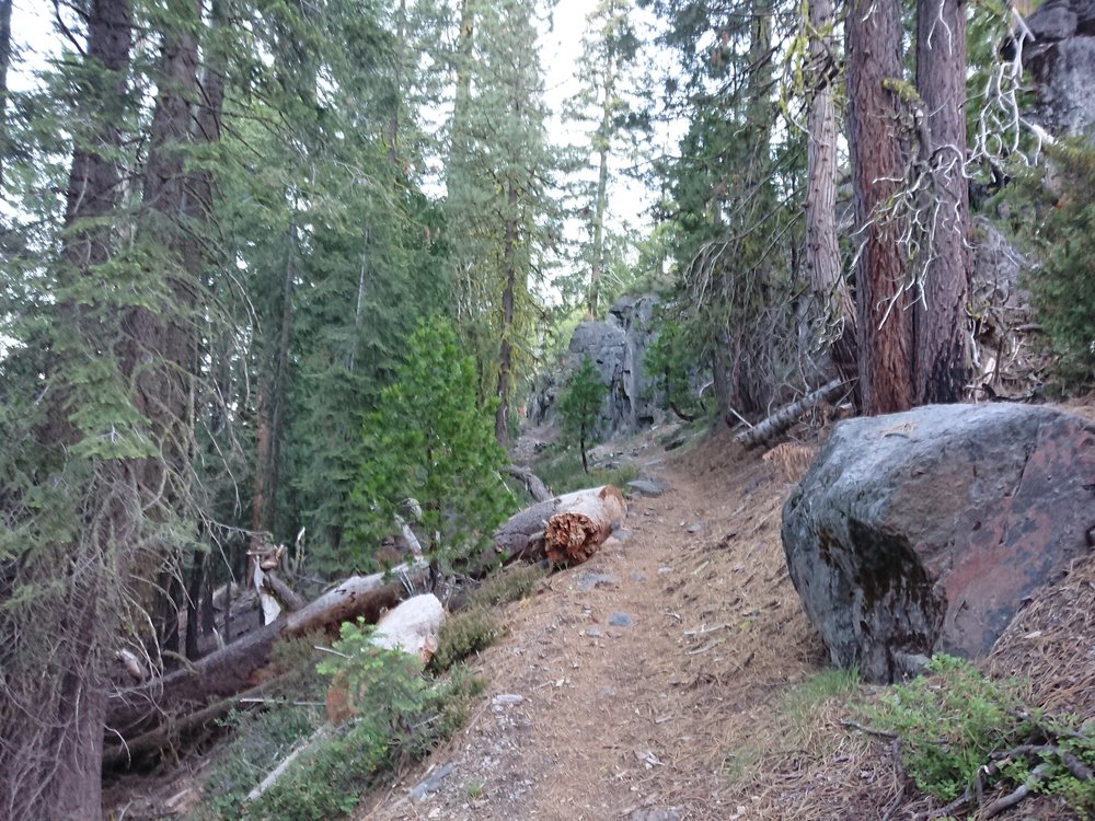 Starting the day with a small climb