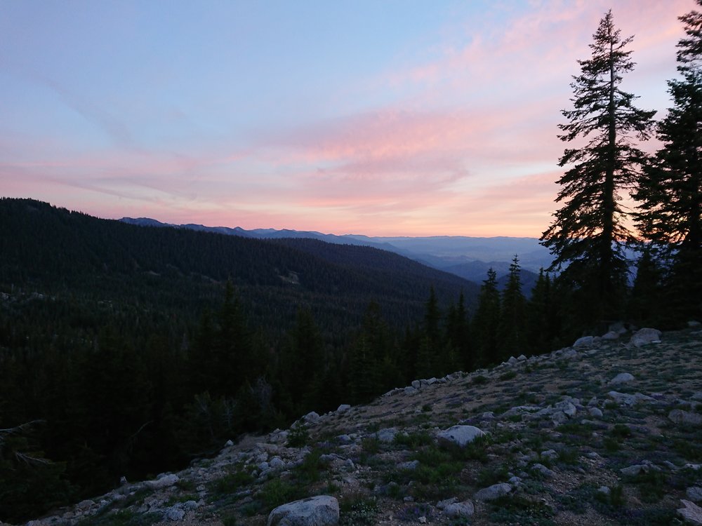 One of the advantages of an early start is obviously the sunrises