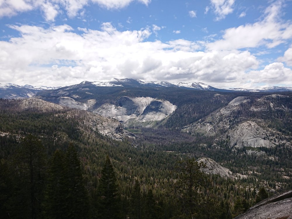 The climb up to Half Dome presented us with great views