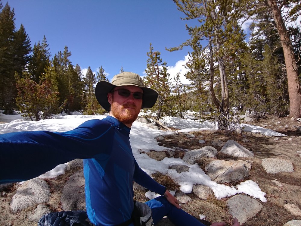Enjoying the afternoon sun before the hailstorm