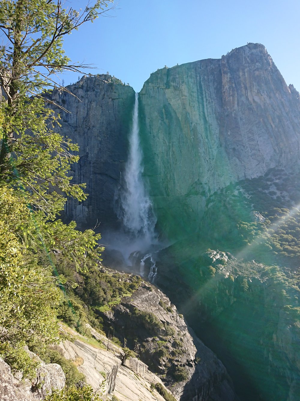 Upper Yosemite Falls which is the tallest waterfall in North America