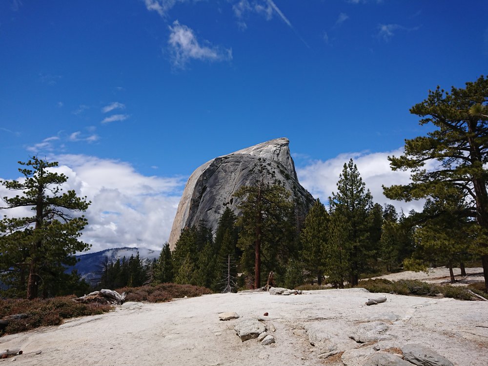 The impressive Half Dome